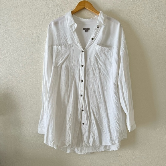 J. Jill Button Down Top FLAWED - Picture 1 of 6